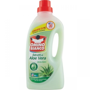 OMINO BIANCO Detersivo Lavatrice Concentrato Estratti di Aloe Vera 26 lavaggi - 1950ml