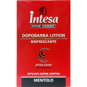 INTESA Pour Homme Dopobarba Lotion Rinfrescante Efficace Azione Lenitiva al Mentolo - 100ml