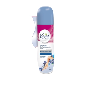 VEET Crema Depilatoria Spray per Pelli Sensibili - 150ml