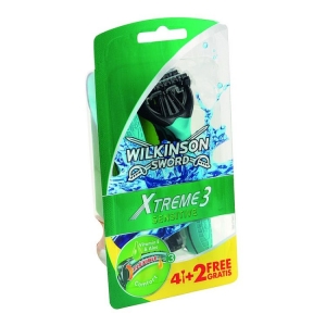 WILKINSON Extreme3 Sensitive Rasoio Trilama - 4+2pz