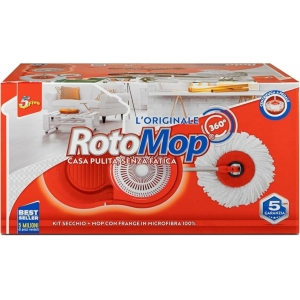 SUPERFIVE Rotomop Kit Secchio + Mop Telescopico