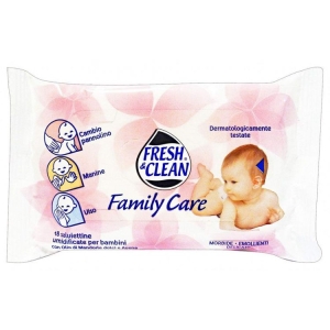 FRESH&CLEAN Family Care Salviettine - 18pz