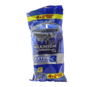 WILKINSON Extra 3 Essentials Rasoio Trilama - 4+2pz