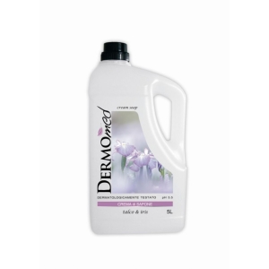 DERMOMED Sapone Liquido Crema di Sapone Talco e Iris - 5L