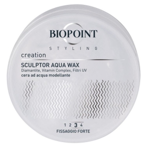 BIOPOINT Stayling Creation Sculptor Aqua Wax Cera ad Acqua Modellante Fissaggio Forte 3 - 100ml