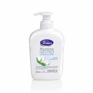 VENUS Sapone Liquido Viso Mani Neutro Latte di Cotone - 250ML