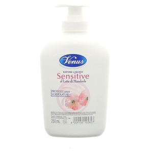 VENUS Sapone Liquido Viso e Mani Sensitive al Latte di Aloe - 250ml