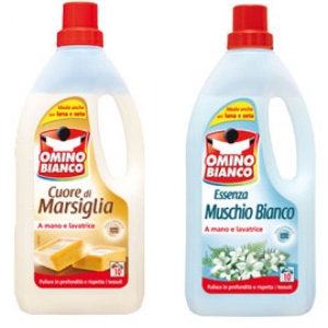 OMINO BIANCO Detersivo a Mano e in Lavatrice Liquido Profumazioni Miste - 1lt