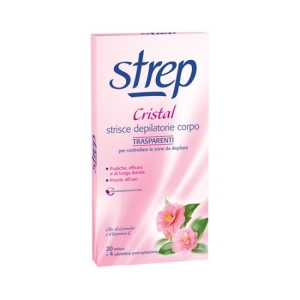 STREP Crystal Strisce Depilatorie Corpo Trasparenti - 20pz