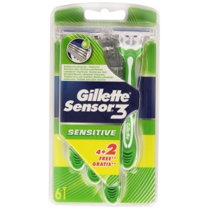 GILLETTE Sensor 3 Sensitive Rasoi Trilama - 4+2 pz