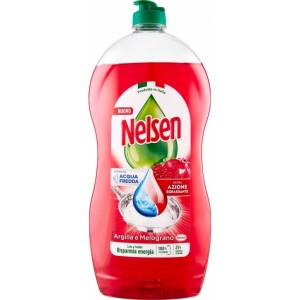 NELSEN Piatti Argilla Naturale Detersivo Liquido per Lavaggio a Mano - 900ml