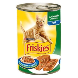 FRISKIES Lattina Carne di Qualità Patè Coniglio Verdure e Vitamine - 400gr