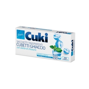 CUKI Sacchetti Cubetti Ghiaccio - 10pz
