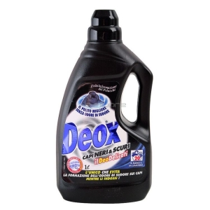 DEOX Detersivo Lavatrice per Capi Neri e Scuri Fresh Noir - 1lt