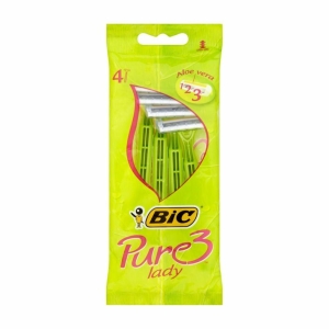 BIC Pure 3 Lady Rasoio Trilama con Aloe Vera - 4pz