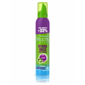 GARNIER Fructis Style Hydra-Ricci Wet Shine Spuma Effetto Bagnato - 150ml