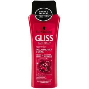 TESTANERA Gliss Hair Repair con Cheratina Liquida Shampoo Color Protect per Capelli Colorati o Trattati - 250ml