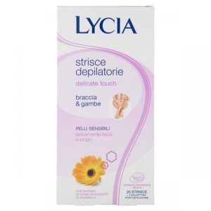 LYCIA Strisce Depilatorie Delicate Touch Braccia e Gambe per Pelli Sensibili - 20pz