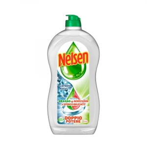 NELSEN Piatti Carboni Attivi Detersivo Liquido per Lavaggio a Mano - 900ml