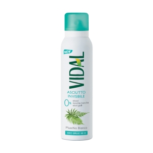 VIDAL Deodorante Profumato al Muschio Bianco Spray - 150ml