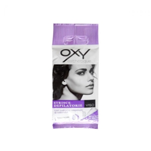 OXY Esthetique Strisce Depilatorie Viso con Estratto Vegetale di Calendula - 30pz