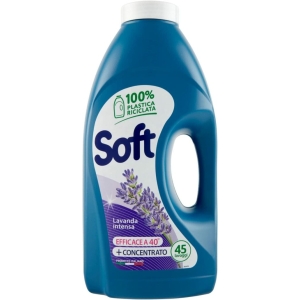 SOFT Detersivo Liquido per Lavatrice Lavanda - 2,5lt