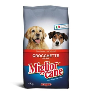 MIGLIOR CANE Crocchette con Manzo Vitamine e Sali Minerali - 4kg