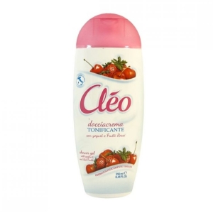 CLEO Doccia Crema Tonificante con Yogurt e Frutti Rossi - 250ml