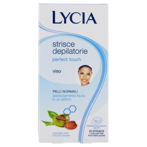 LYCIA Strisce Depilatorie Perfect Touch Viso per Pelli Normali - 20pz