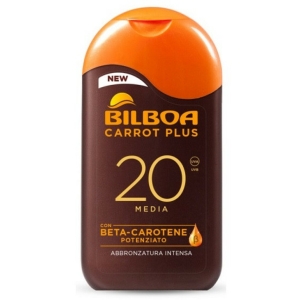 BILBOA Carrot Plus Latte Solare con Beta-carotene Potenziante Protezione Media 20 - 200ml
