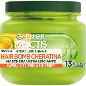 GARNIER Hair Bomb Fructis Maschera Hydra Liss & Shine Lisciante - 320ml