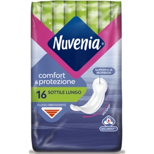 NUVENIA Sottile Super Lungo Anatomico con Ali Assorbente - 12pz