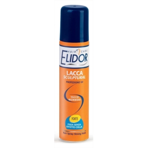 ELIDOR Hair Care Lacca Sculptural Protezione UV Tocco Morbido Forte Fissa Senza Effetto Colla - 75ml