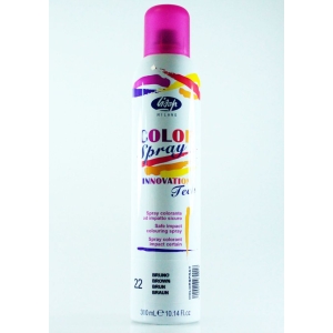 LISAP Color Spray Innovation Tech Spray Colorante ad Impatto Sicuro Bruno Scuro n.22 - 300ml