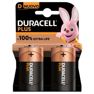 DURACELL Plus Torcia D - 2pz