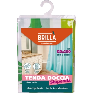 BRILLA' Tenda Doccia Stupenda 120x200cm - 1pz