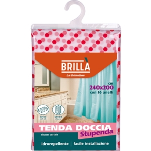 BRILLA' Tenda Doccia Stupenda 240x200cm - 1pz