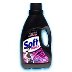 SOFT Black Detersivo per Capi Neri e Colorati a Mano e in Lavatrice - 1lt