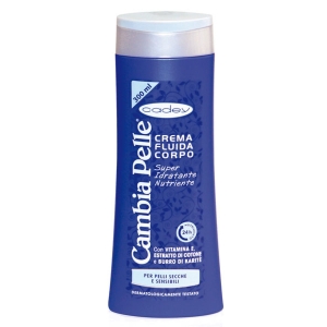 CAMBIA PELLE Crema Fluida Corpo Idratante Nutrente per Pelli Secche - 300ml