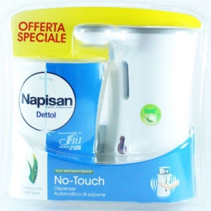 NAPISAN Dettol Sapone Liquido No Touch Dispenser Automatico Completo Classico 
