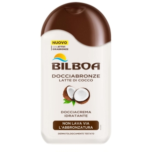 BILBOA Docciabronze Latte di Cocco Doccia Crema Idratante Non Lava Via l'Abbronzatura - 220ml