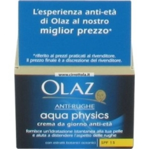 OLAZ Anti-Rughe Aqua Physics Crema Giorno Idratazione Istantanea - 50ml