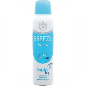 BREEZE Deodorante Neutro Spray Invisible Dry - 150ml
