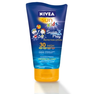 NIVEA Sun Kids Swim & Play Protection Lotion Protezione Alta 30 - 150ml