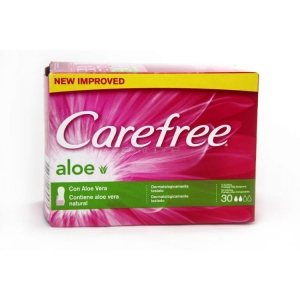 CAREFREE con Aloe Vera Proteggi-slip Confezionati Singolarmente - 30pz