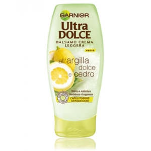 GARNIER Ultra Dolce Balsamo Crema Argilla Dolce e Cedro Capelli Tendenti ad Ingrassarsi - 200ml