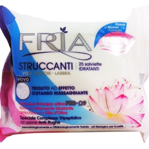 FRIA Salviette Struccanti Occhi Viso Labbra Idratanti - 25pz