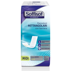 SOFFISOF Classic Pannoloni per Adulti Rettangolari con Barriera - 30pz