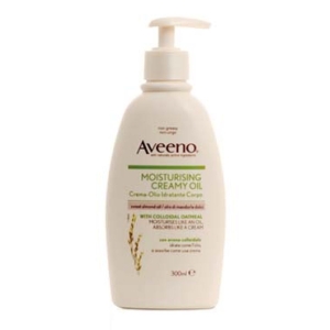 AVEENO Crema Olio Idratante Corpo Idratante con Avena Colloidale Naturalmente Attiva e Aroma di Mandorle Dolci - 300ml