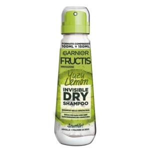 GARNIER Fructis Shampoo Secco Senz'Acqua Yuzu Lemon - 100ml